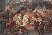 Karl von Piloty Thusnelda in the Triumphal Procession of Germanicus France oil painting artist
